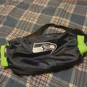 Seahawks hand warmer.